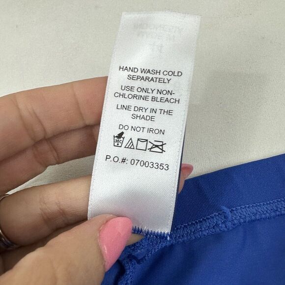 Swimsuits For All Plus Size 44 Blue Swimsuit Bottom Shorts Stretch No Lining - Picture 5 of 7